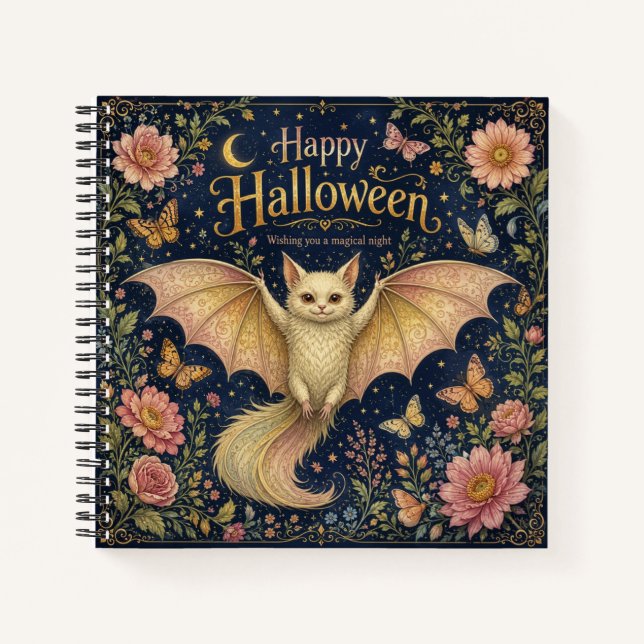 The Whimsical Winged Familiar Notebook (Front)
