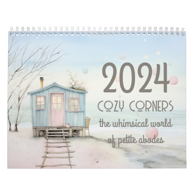 The Whimsical World of Petite Abodes Calendar (Cover)