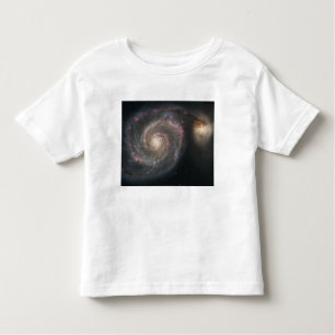 The whirlpool galaxy (M51) and companion galaxy Toddler T-Shirt