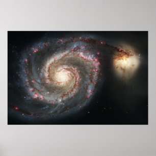 The Whirlpool Galaxy Messier 51a NGC 5194 Poster