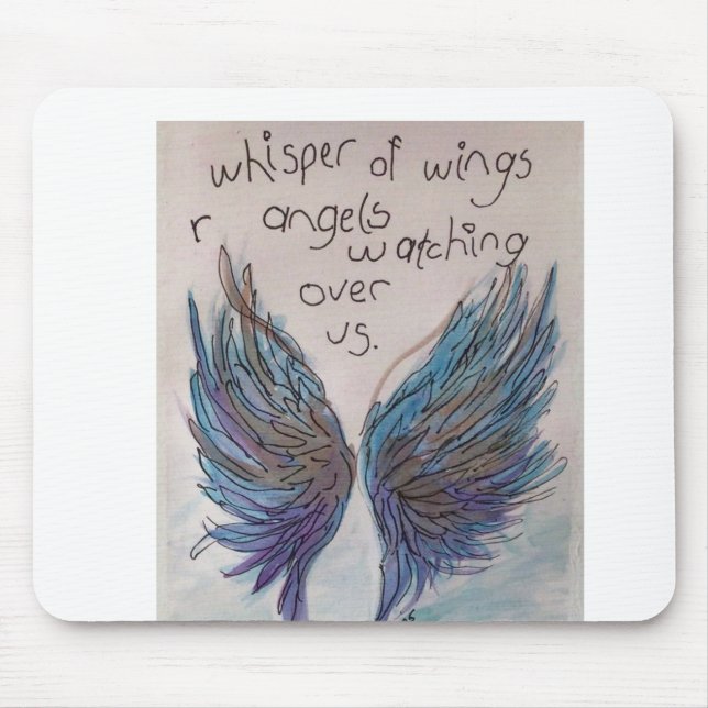 The Whisper of Wings Mouse Pad (Front)
