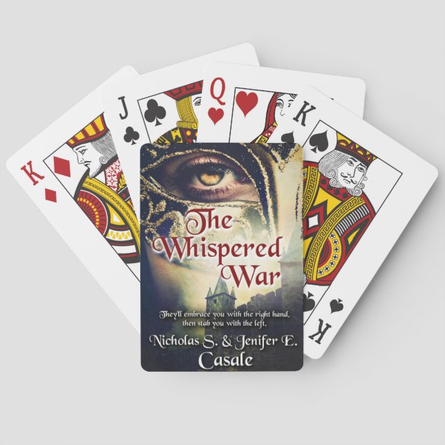 The Whispered War Playing Deck Playing Cards (Back)