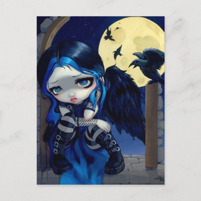 "The Whispered Word, 'Lenore!" Postcard (Front)