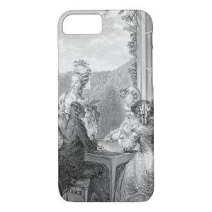 The Whist Party, 1783, engraved by Jean Dambrun (1 iPhone 8/7 Case