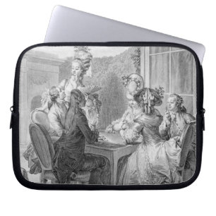 The Whist Party, 1783, engraved by Jean Dambrun (1 Laptop Sleeve
