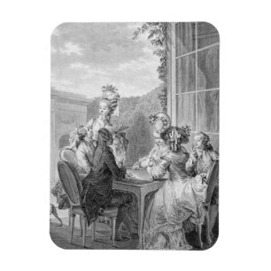 The Whist Party, 1783, engraved by Jean Dambrun (1 Magnet