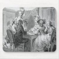 The Whist Party, 1783, engraved by Jean Dambrun (1