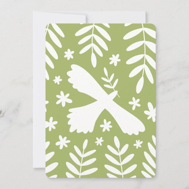 The White Bird Invitation (Front)