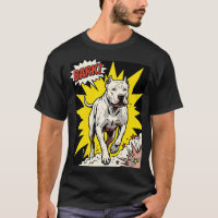 The White Ghost: Dogo Argentino Portrait Graphic