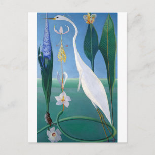The White Heron by Joseph Stella Postcard