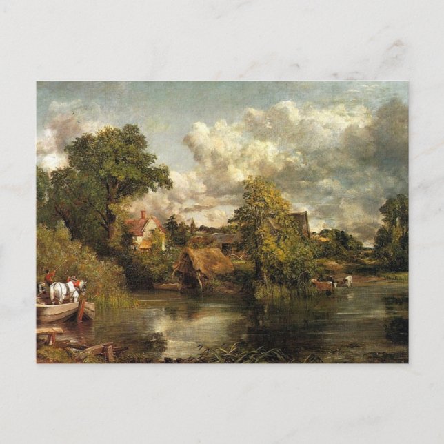 The White Horse by John Constable, Postcard (Front)