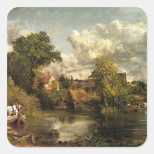 The White Horse by John Constable, Square Sticker