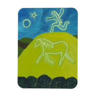 The White Horse in Somerset 2011 Magnet
