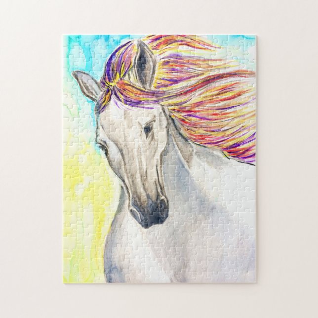 The White Horse Jigsaw Puzzle (Vertical)