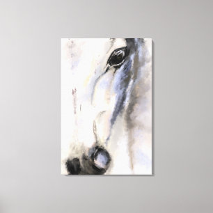 The White Horse - Original Painting  Canvas Print