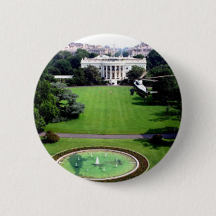 The White House 6 Cm Round Badge