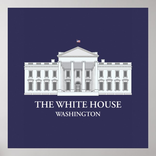 The White House Architectural Print (Front)