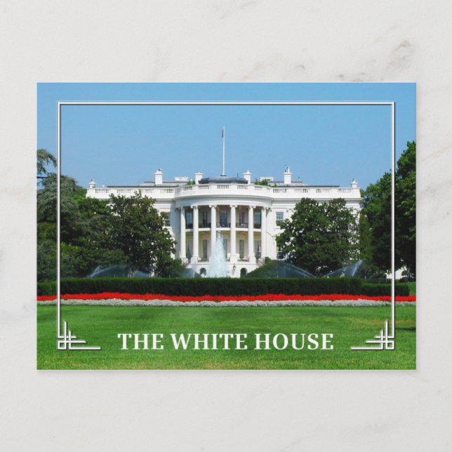 The White House, Washington, D.C. Postcard (Front)