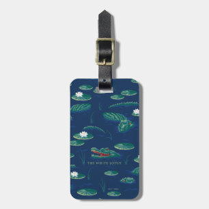 The White Lotus Alligator Lagoon Pattern Luggage Tag