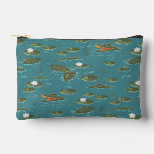 The White Lotus Alligator Waters Pattern Accessory Pouch