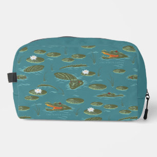 The White Lotus Alligator Waters Pattern Dopp Kit