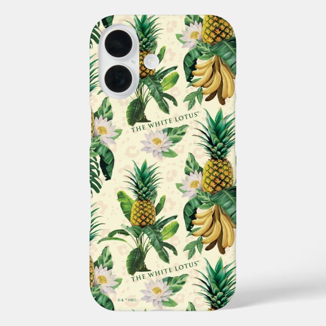 The White Lotus Pineapple Paradise Pattern Case-Mate iPhone Case (Back)