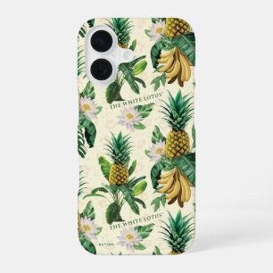 The White Lotus Pineapple Paradise Pattern iPhone 16 Case