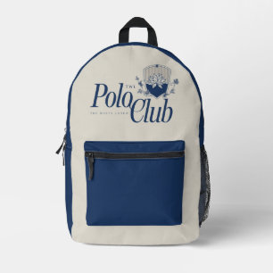 The White Lotus Polo Club Printed Backpack
