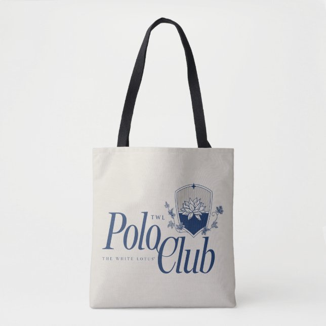 The White Lotus Polo Club Tote Bag (Front)