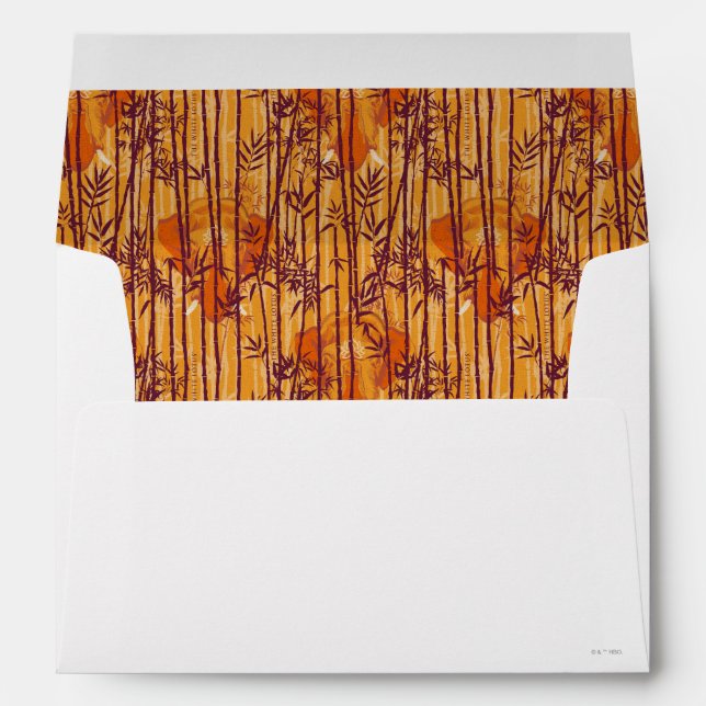 The White Lotus Sunset Safari Pattern Envelope (Back (Bottom))