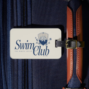 The White Lotus Swim Club Luggage Tag