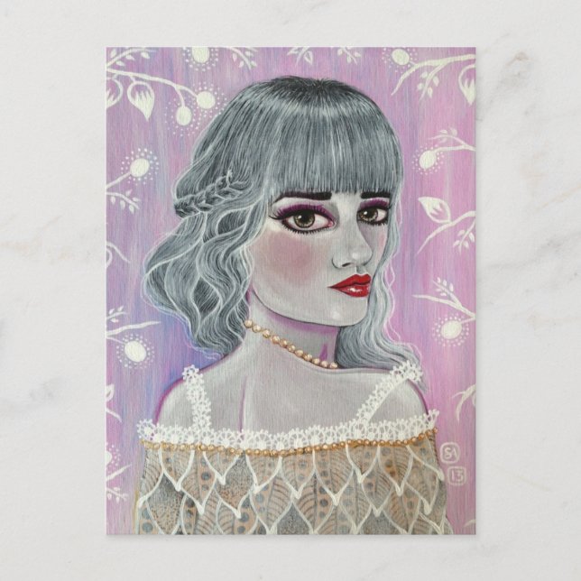 The White Queen Postcard (Front)