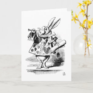 The White Rabbit, Alice's Advenures in Wonderland Card