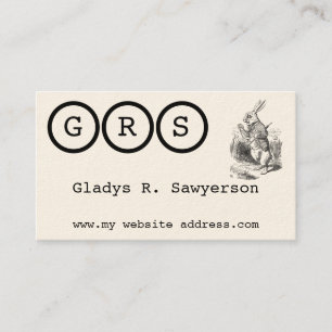 The White Rabbit Business Card