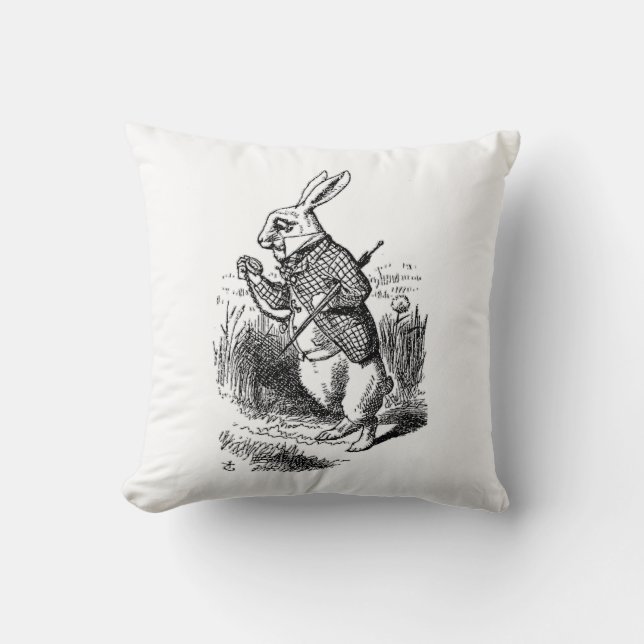 The White Rabbit Cushion (Front)