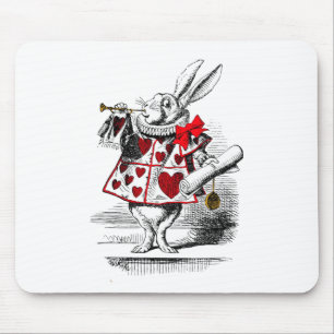 The White Rabbit Mouse Pad