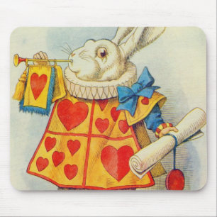 The White Rabbit Mouse Pad