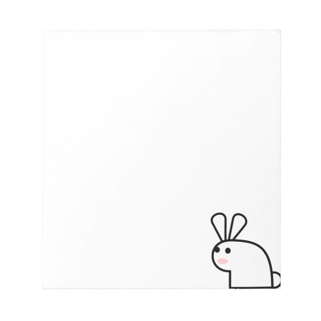 The White Rabbit Notepad (Front)