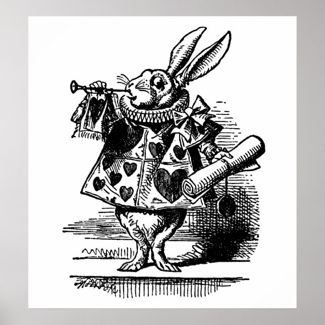 The White Rabbit Poster (Front)