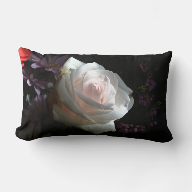 The White Rose - Lumbar Cushion (Front)