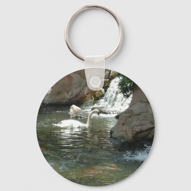 The White Swan Key Ring (Front)