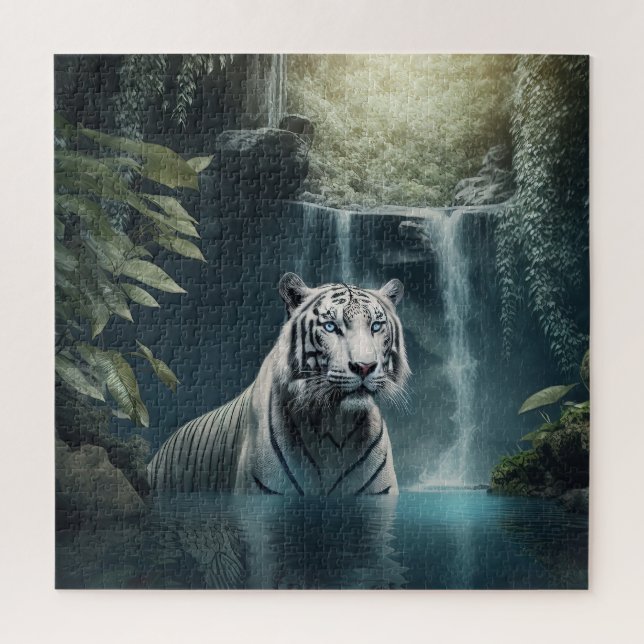 The White Tiger Jigsaw Puzzle (Vertical)