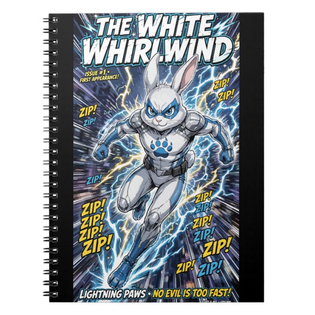 The White Whirlwind Notebook (Front)