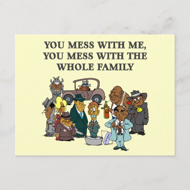 The Whole Family Postcard (Front)