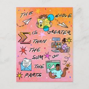 The Whole is Greater than the Sum of its Parts '22 Postcard
