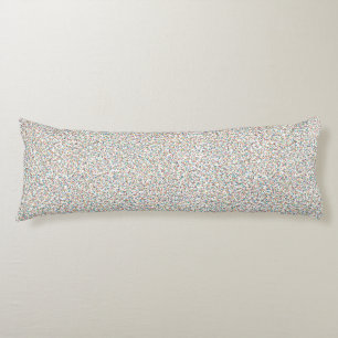 The Whole Rainbow Colourful Speckled Dots Body Cushion