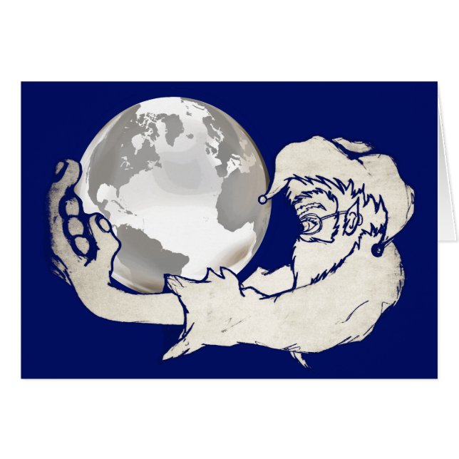 the whole world in a monkeys hand (Front Horizontal)