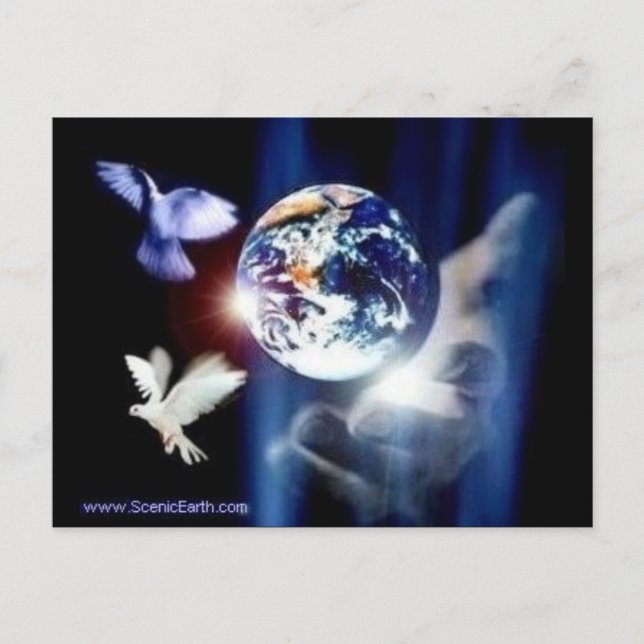 The Whole World In His Hands Post Card (Front)