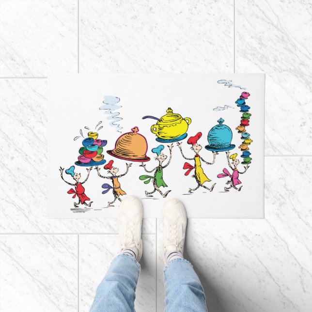 The Whos Carrying the Christmas Feast Doormat (Indoor)