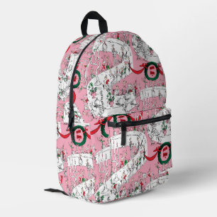 The Whos' Merry Christmas Feast Printed Backpack